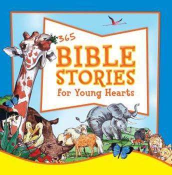 Hardcover 365 Bible Stories for Young Hearts Book