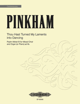 Paperback Thou Hast Turned My Laments Into Dancing: Choral Octavo Book