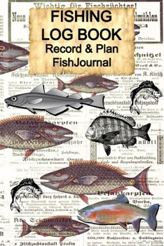 Paperback Fishing Log Book Record & Plan Fish Journal Book