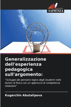 Paperback Generalizzazione dell'esperienza pedagogica sull'argomento [Italian] Book