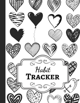 Habit Tracker: Monthly Goal Planner / Tracking Journal / Notebook / Calendar / Workbook / Diary