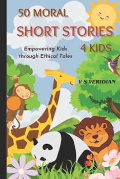 Paperback 50 Moral Short Stories for Kids [Large Print] Book