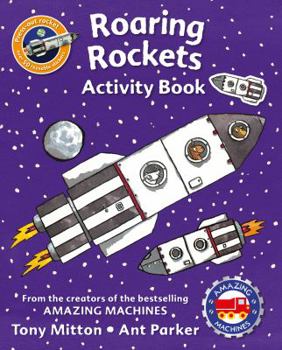 Paperback Amazing Machines Roaring Rockets Activity Book