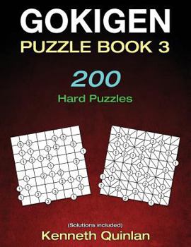 Paperback Gokigen Puzzle Book 3: 200 Hard Puzzles Book
