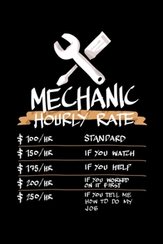 MECHANIC HOURLY RATE $100/HR STANDARD $150/HR IF YOU WATCH $175/HR IF YOU HELP $200/HR IF YOU WORKED ON IT FIRST $250/HR IF YOU TELL ME HOW TO DO MY JOB