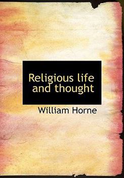 Paperback Religious Life and Thought [Large Print] Book