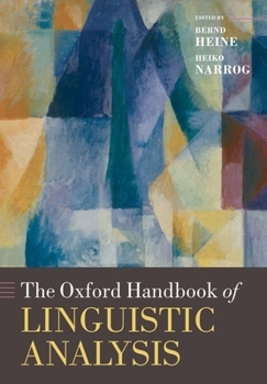 Hardcover The Oxford Handbook of Linguistic Analysis Book