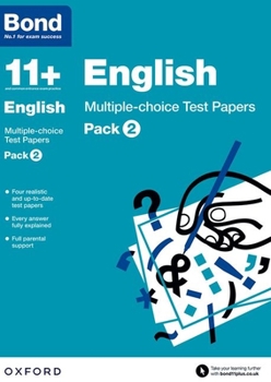 Paperback Bond 11+: English: Multiple-Choice Test Papers Pack 2 Book