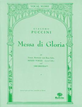 Paperback Messa di Gloria: SATB (Orch. Acc.) (Belwin Edition) (Latin and English Edition) Book