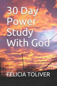 Paperback 30 Day Power Study With God Book