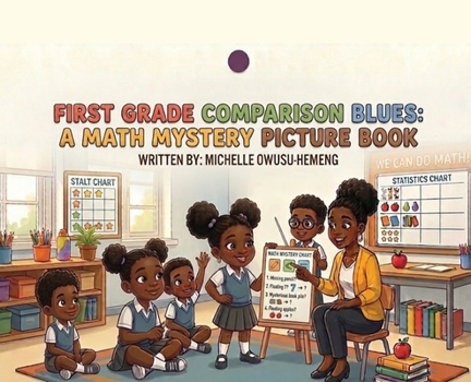 Hardcover First Grade Comparison Blues: A Math Mystery Picture Book