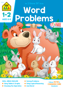 Word Problems 1-2 Deluxe Edition Workbook - Book  of the Math Workbooks - I Know it!