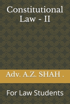 Paperback Constitutional Law - II: For Law Students [Large Print] Book