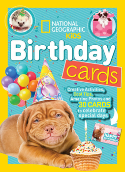 Paperback National Geographic Kids Birthday Cards Book