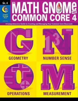 Paperback 4th Grd Math Gnome & Common Core Four Book