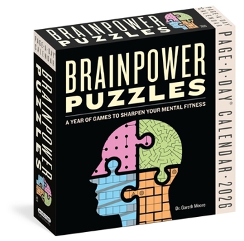 Paper Catalog Brainpower Puzzles Page-A-Day(r) Calendar 2026: A Year of Games to Sharpen Your Mental Fitness Book