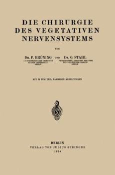 Paperback Die Chirurgie Des Vegetativen Nervensystems [German] Book
