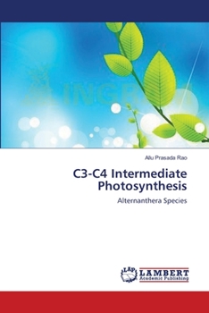 Paperback C3-C4 Intermediate Photosynthesis Book