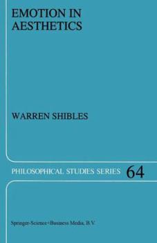 Hardcover Emotion in Aesthetics Book