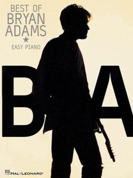 Paperback The Best of Bryan Adams: For Easy Piano Book