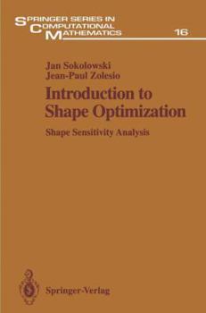 Paperback Introduction to Shape Optimization: Shape Sensitivity Analysis Book
