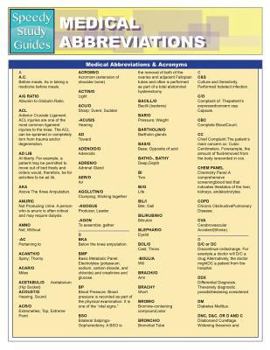 Paperback Medical Abbreviations & Acronyms Book