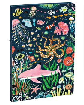 Paperback Pink Shark A5 Notebook Book