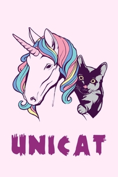 Pferde und Katzen Unicorn Notizbuch: Schönes Pferde und Katzen Einhorn / Unicorn Notizbuch mit 120 karierte Seiten im A5 Format (German Edition)
