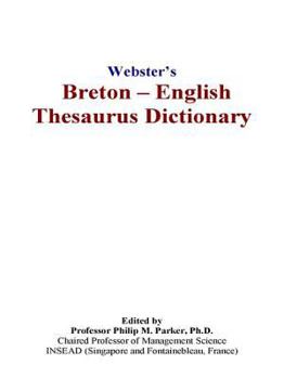 Paperback Webster's Breton - English Thesaurus Dictionary Book