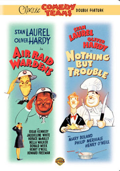 DVD Air Raid Wardens / Nothing But Trouble Book