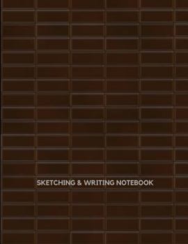 Sketching and Writing Notebook: Dual Alternate Lined and Blank Pages