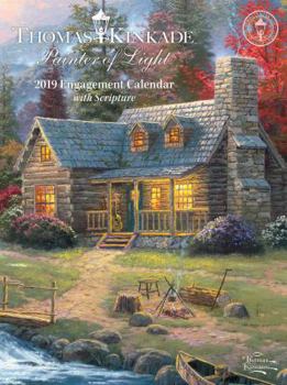 Calendar Thomas Kinkade Painter of Light with Scripture 2019 Engagement Calendar Book
