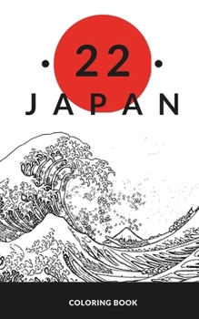 Paperback Japan Coloring Book: 22 Japanese Illustrations Coloring Book