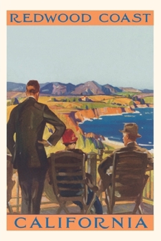 Paperback Vintage Journal Redwood Coast, Cliffs and Bay Book