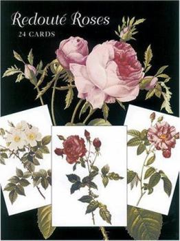 Paperback Redoute Roses: 24 Cards Book