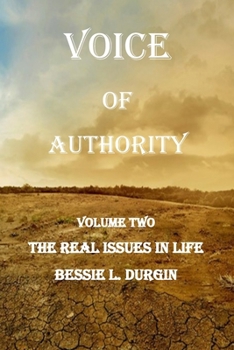 Paperback Voice of Authority: The Real Issues in Life [Large Print] Book