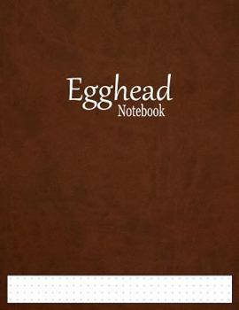 Paperback Egghead Notebook: 1/4" Cross Grid Graph Paper Ruled Book