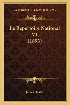 Paperback Le Repertoire National V1 (1893) [French] Book
