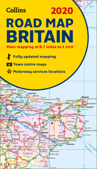 Paperback 2020 Collins Road Map Britain Book