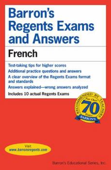 Paperback Barron's Regents Exams and Answers: French Book
