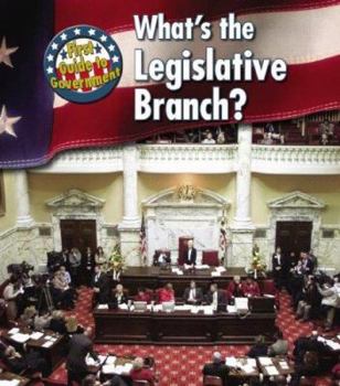 Paperback What's the State Legislative Branch? Book