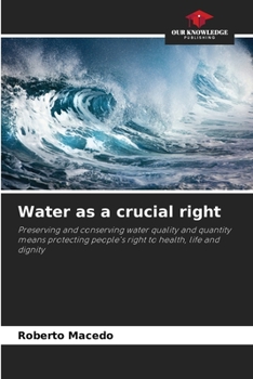Paperback Water as a crucial right Book