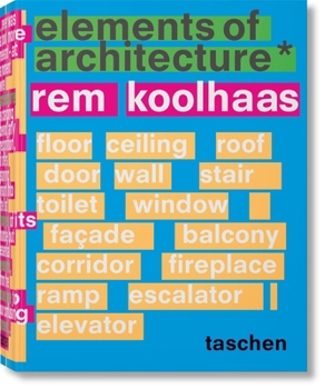 Hardcover Koolhaas. Elements of Architecture Book