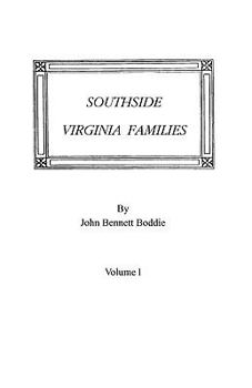 Paperback Southside Virginia Families, Volume I Book