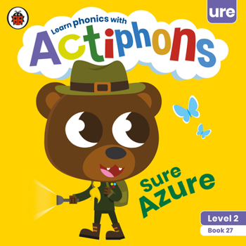 Paperback Actiphons Level 2 Book 27 Sure Azure: Learn Phonics and Get Active with Actiphons! Book