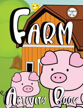 Paperback Farm Activity Book For Kids Book