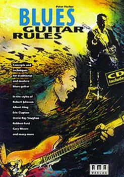 Paperback Fischer : Blues Guitar Rules (Book/CD Set) Book