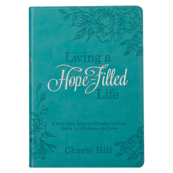 Leather Bound Living a Hope-Filled Life Devotional Book