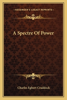 Paperback A Spectre Of Power Book