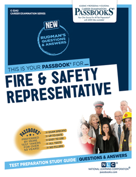 Paperback Fire & Safety Representative (C-3242): Passbooks Study Guide Volume 3242 Book